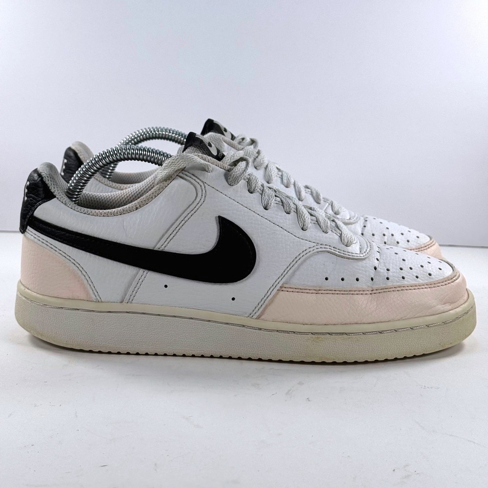 Nike Court Vision Low White Pink Black Womens Sneakers FD0285-100 US 9